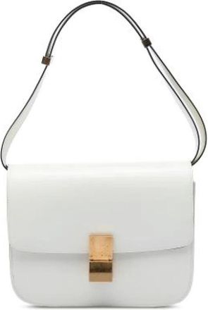 Celine Pre-owned Shoulder Bags, female, White, Size: ONE SIZE Pre-owned Vintage Crossbody Bag