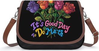 Generic Its Good Day to Do Math Crossbody Bags for Women Shoulder Messenger Bag Purse Handbags