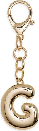 Leith Bubble Initial Bag Charm in G- Gold at Nordstrom Rack