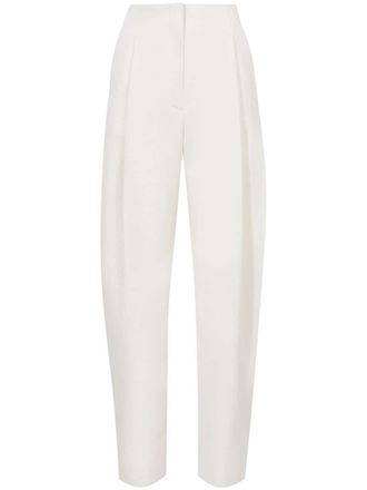 Proenza Schouler wool-twill straight-leg trousers - White