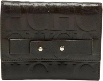 Carolina Herrera Pre-owned Wallets, female, Brown, Size: ONE SIZE Pre-owned Canvas Wallet