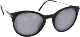 Bulgari Pre-owned Vintage Plastic Zonnebril - Dames - Vintage Accessoires - Zwart - ONE Size - Vintage