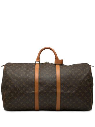 Louis Vuitton 1988 Monogram Keepall 60 travel bag - Marrone