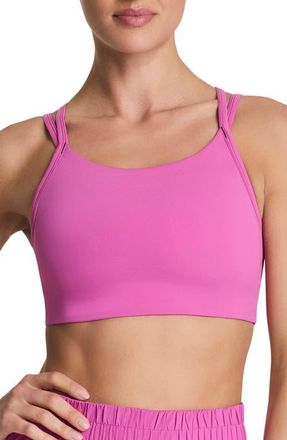 Spanx Keep Chill Faux Layer Sports Bra in Aurora at Nordstrom, Size X-Large