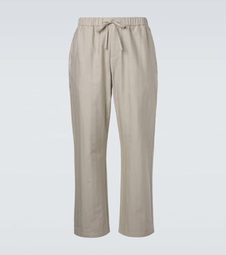 Frescobol Carioca Rocha cotton twill wide-leg pants