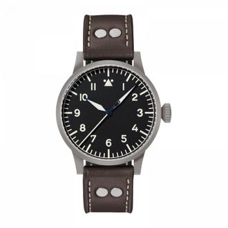 Laco Pilot Watch Original Automatic Black Dial Mens Watch 861748