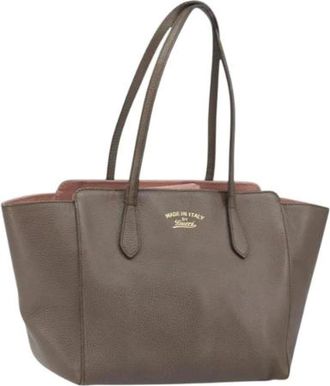 Gucci Pre-owned Tote Bags, female, Gray, Size: ONE SIZE Pre-owned Vintage Tote Bag