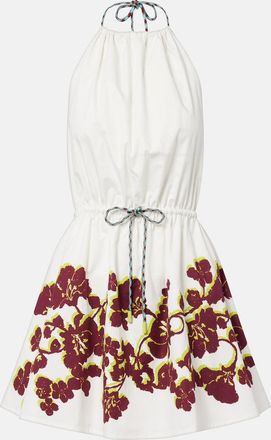 Alemais Haze floral cotton minidress