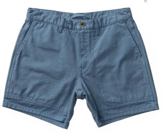 Duck Head Mens Garment Dyed Duck Canvas Short In Vintage Blue