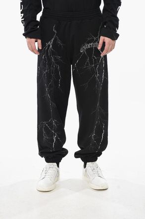 Givenchy Joggers in Cotone Garzato SOTRM con Cristalli Givenchy