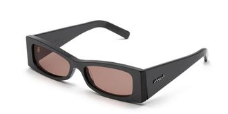 Marni Zokoa Solid Grey SEI Mens Sunglasses Grey Size 56