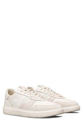 Clae Moses Sneaker in Triple Off White Leather at Nordstrom, Size 10.5