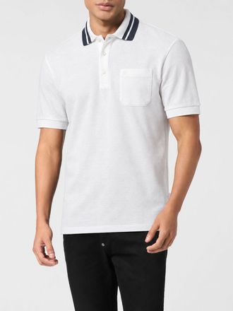 Philipp Plein Polo Uomo colore Bianco