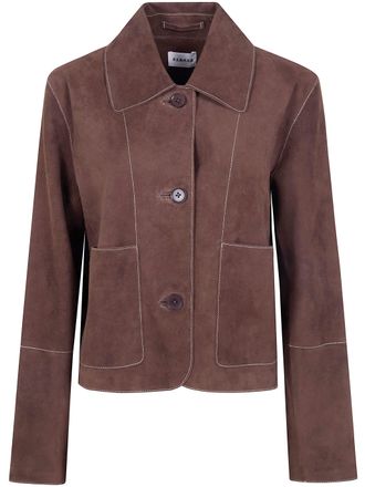 P.A.R.O.S.H. P. A.R. O.S. H. Minuetto Suede Jacket