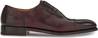 Ferragamo leather Oxford shoes - men - CALFSKIN/Calf Leather/Calf Leather - 12EE - Brown