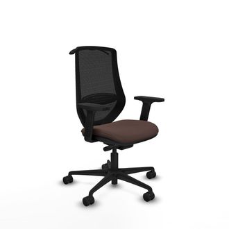 Piqueras y Crespo Sedia Da Ufficio Mardos Traslack Piqueras Y Crespo D036n0h Nero Marrone Scuro
