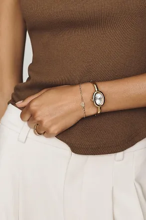 Anthropologie Hinge Cuff Watch