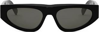 Celine Celine - Zwarte zonnebril stijlvolle UV-bescherming - Dames - Accessoires - Zwart - Maat: 55 MM
