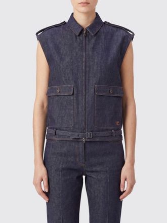 Courr&egrave;ges Giacca biker in denim