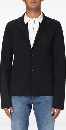 Dolce & Gabbana Blazer con logo - Nero