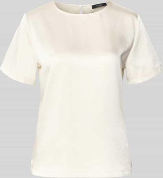 Max Mara Regular Fit T-Shirt mit Lyocell-Anteil Modell ZONA in Offwhite, Größe XXL