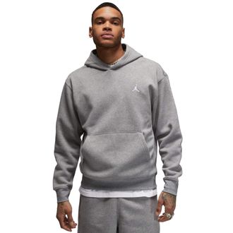 Nike Nike Mens Jordan Brooklyn Sweatshirt, Carbon Heather/White, M