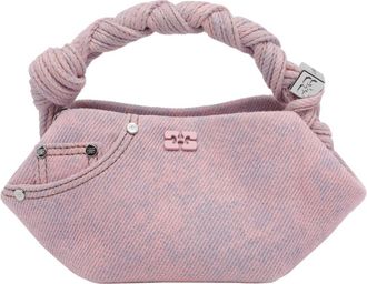 Ganni Mini Bou Denim Handbag