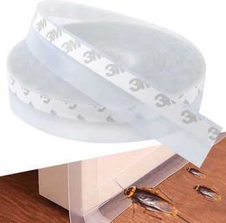 OEM Tiras Autoadhesivas Para Puertas, 2,5 Cm X 3 M, Cinta De Sellado De Silicona Transparente, Tira De Silicona Multifuncional, Burlete