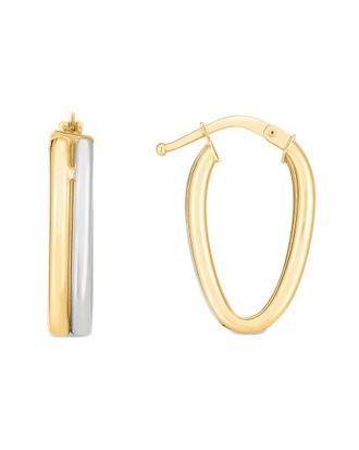Italian Gold, Inc 14K Italian Gold Double Row Hoops