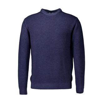 Gentiluomo Truien & Vesten, Heren, Blauw, M, Blauwe Ronde Hals Trui