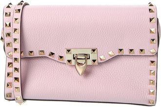Valentino Rockstud Small Grainy Leather Crossbody