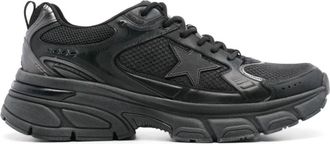 Golden Goose Black Lace Up Sneakers