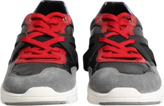 Dolce & Gabbana Multicolor Lace Up Low Top Men Sneakers Mens Shoes (Pre-Owned)