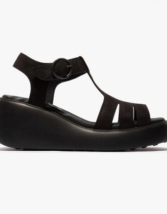 FLY London Womens Fly London DUMA955FLY Womens Sandals Black - Size: 8