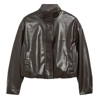 s.Oliver Chaqueta de Cuero Interior - Jackets - Mujer - Marr&oacute;n - 2XL