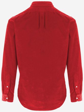 Polo Ralph Lauren Ribbed Velvet Shirt - Red