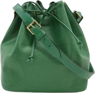 Louis Vuitton Pre-owned Bucket Bags, female, Green, Size: ONE SIZE Pre-owned Bucket Bag