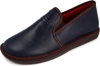 Nordikas Nordika Men Slippers (44, Navy Leather Closed)
