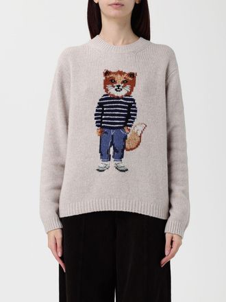 Maison Kitsuné Sweater MAISON KITSUNÉ Woman color White