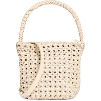 Madewell The Handwoven Cane Mini Bag in Alabaster at Nordstrom Rack