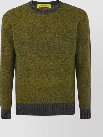 Drumohr crew neck sweater two-tone design