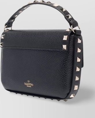 Valentino Garavani rockstud spike mini leather clutch bag