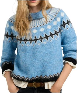 Pepe Jeans London Truien & Vesten, Dames, Blauw, S, Trui met ronde hals