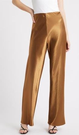 Rails Silvi Satin Pants in Ginger at Nordstrom Rack, Size Xx-Small
