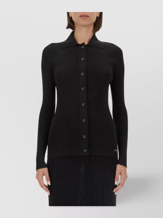 Kiton ribbed texture long sleeve knitwear