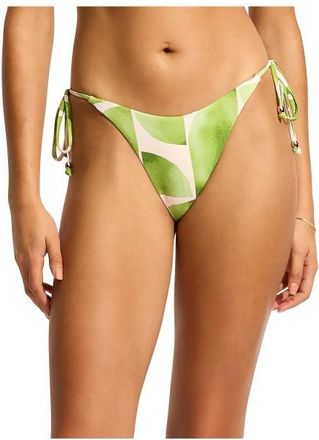 Seafolly Sunray Tie Side Rio Pant Bikini-Bottom für Damen | bunt