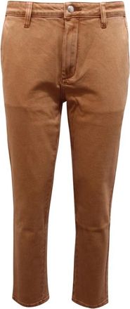 Sun 68 Woestijn Geverfde Broek - Dames - Slim Fit Jeans - Bruin - W28 - Jeans
