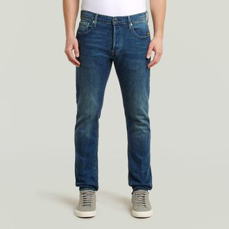 G-Star 3301 Slim Jeans - Midden blauw - Heren