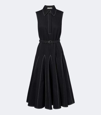 Emilia Wickstead Monique cotton poplin midi dress
