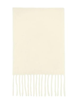 Séfr Sciarpa con frange - Bianco